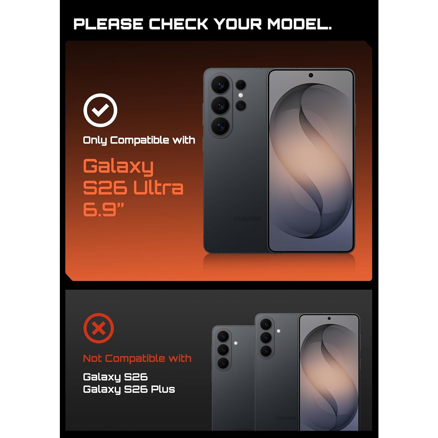 کاور ساپ کیس مدل UB GRIP گوشی سامسونگ Galaxy S26 Ultra