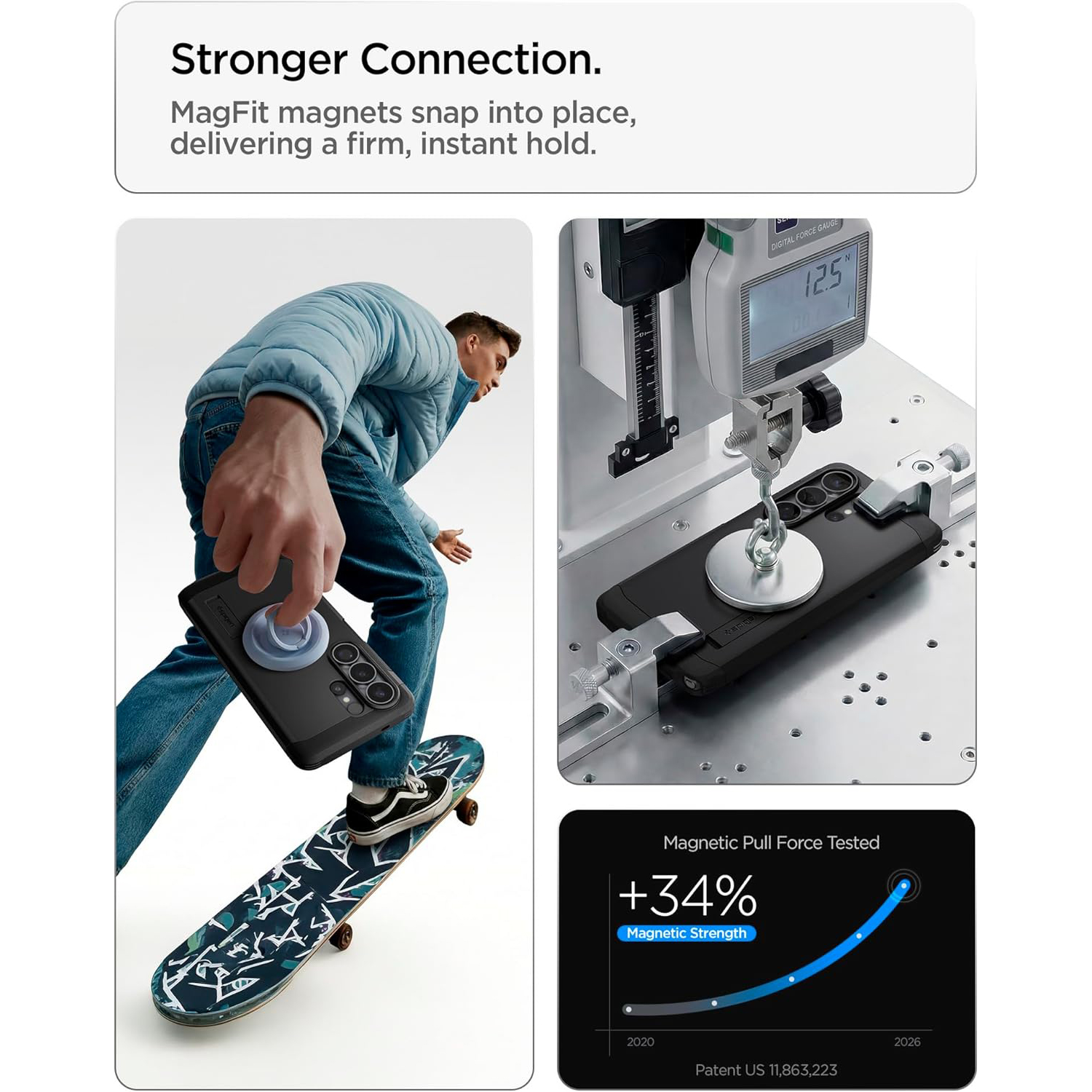 کاور اسپیگن مدل Tough Armor MagFit گوشی سامسونگ Galaxy S26 Ultra
