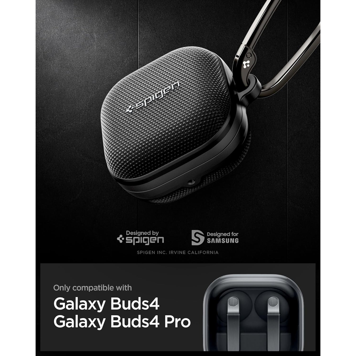کاور اسپیگن مدل Classic Fit هدفون بی سیم سامسونگ Galaxy Buds 4 Pro / Buds 4
