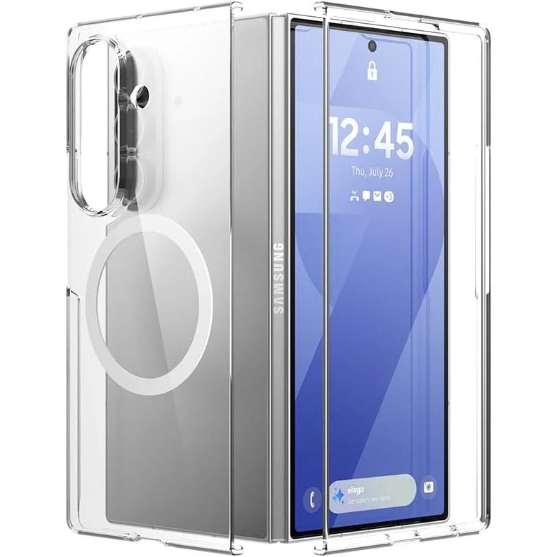 کاور الاگو مدل Magnetic Hybrid Clear گوشی موبایل سامسونگ Galaxy Z Fold 7