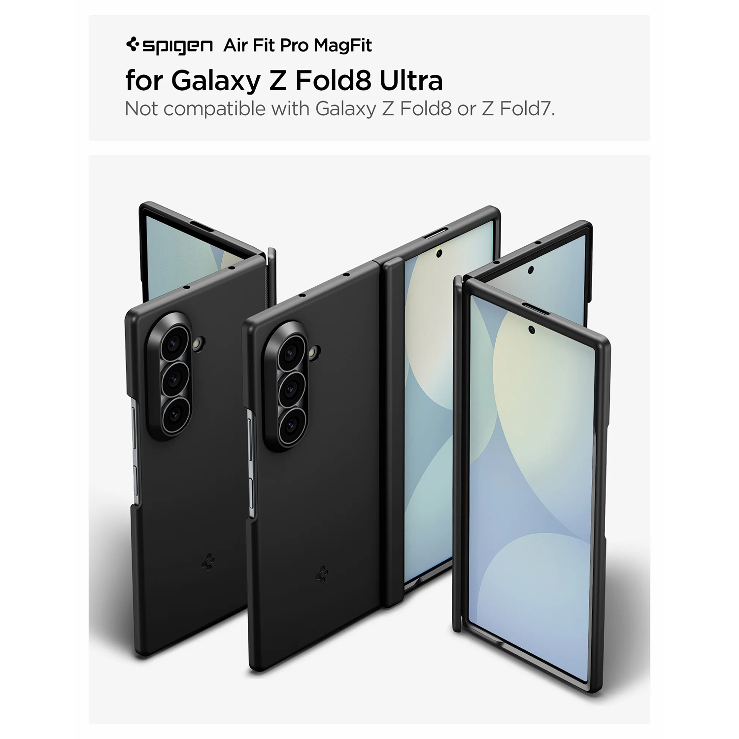 کاور اسپیگن مدل Air Skin Aramid گوشی سامسونگ Galaxy Z Fold 8 Ultra ( دوطرفه )