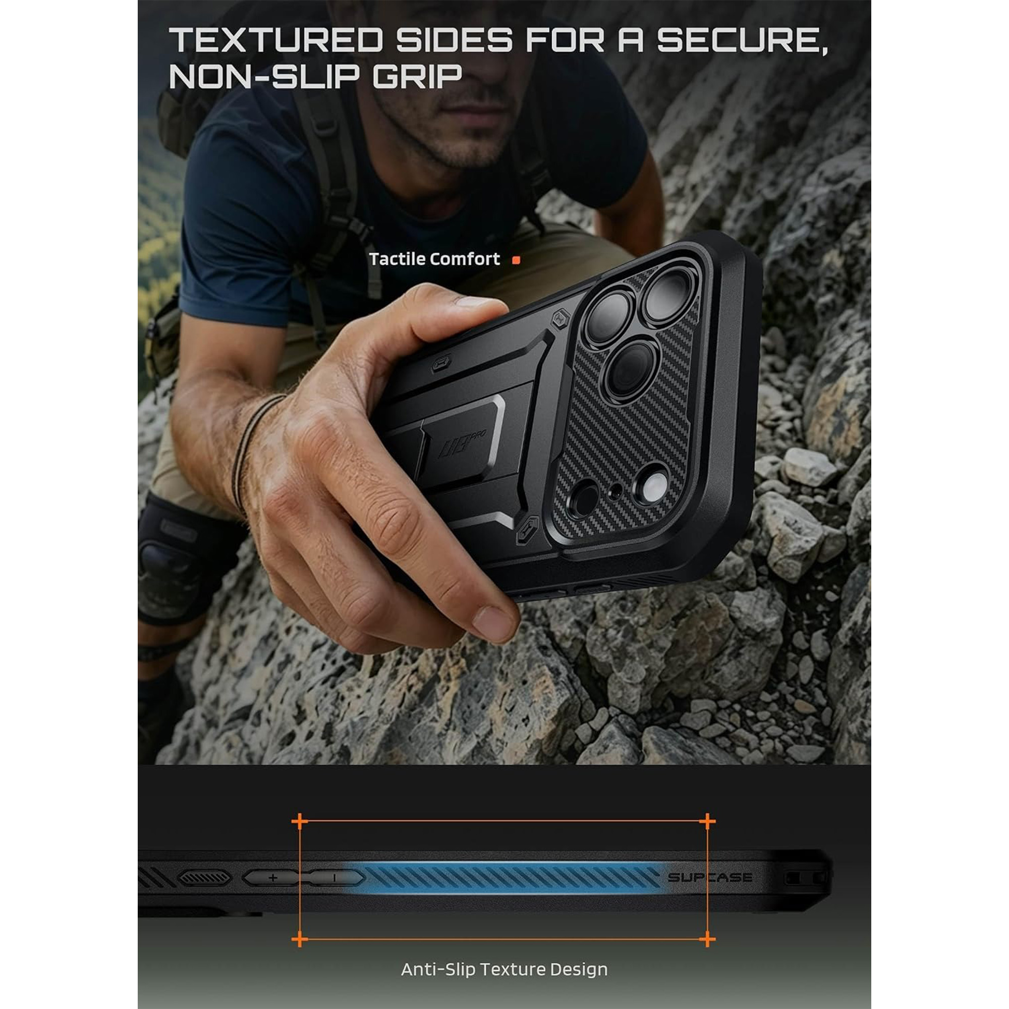 کاور 360 درجه ساپ کیس مدل UB PRO گوشی پل iPhone 18 Pro Max / 17 Pro Max
