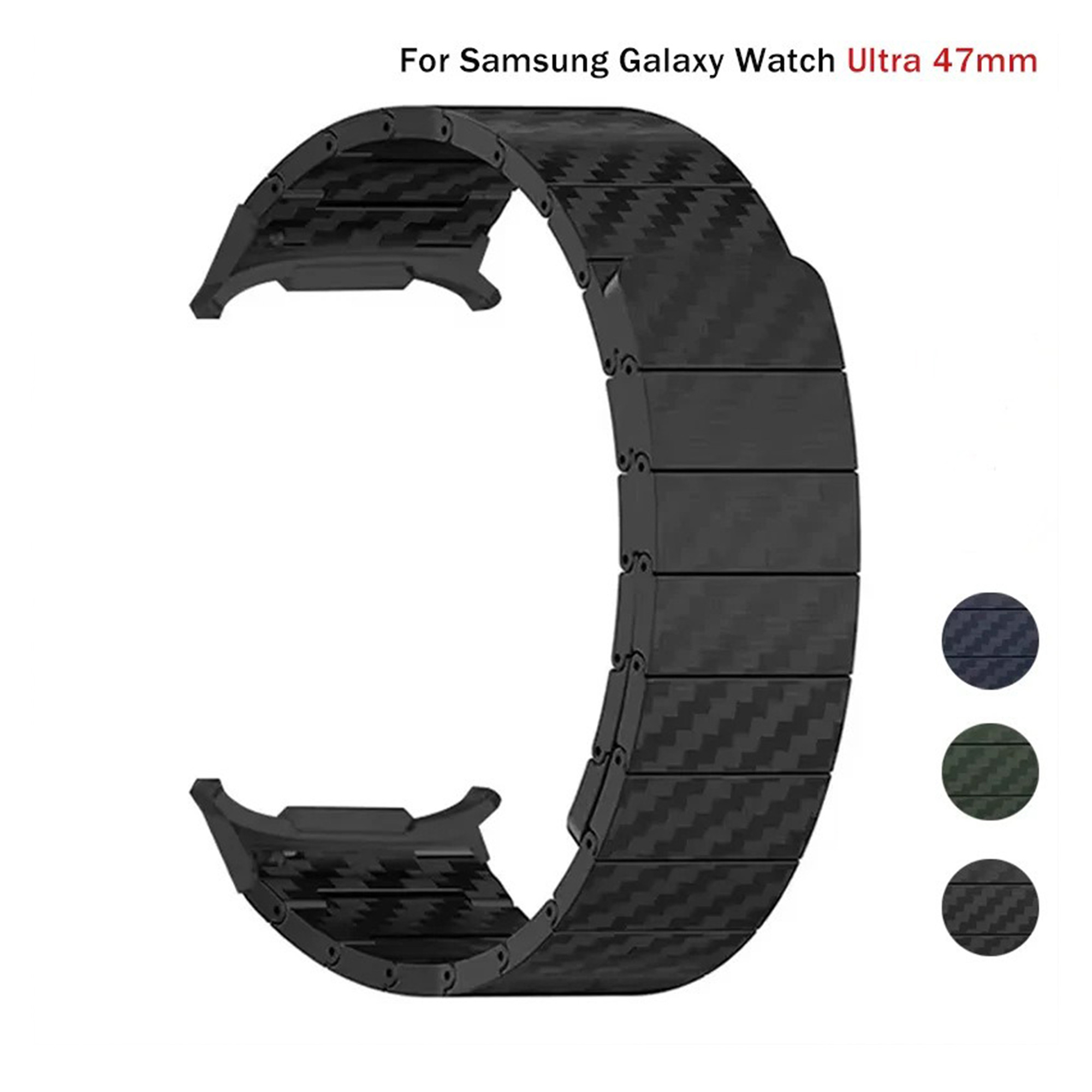 بند مدل LuxCarbonMagnetic ساعت سامسونگ Galaxy Watch Ultra 2/1 47 mm