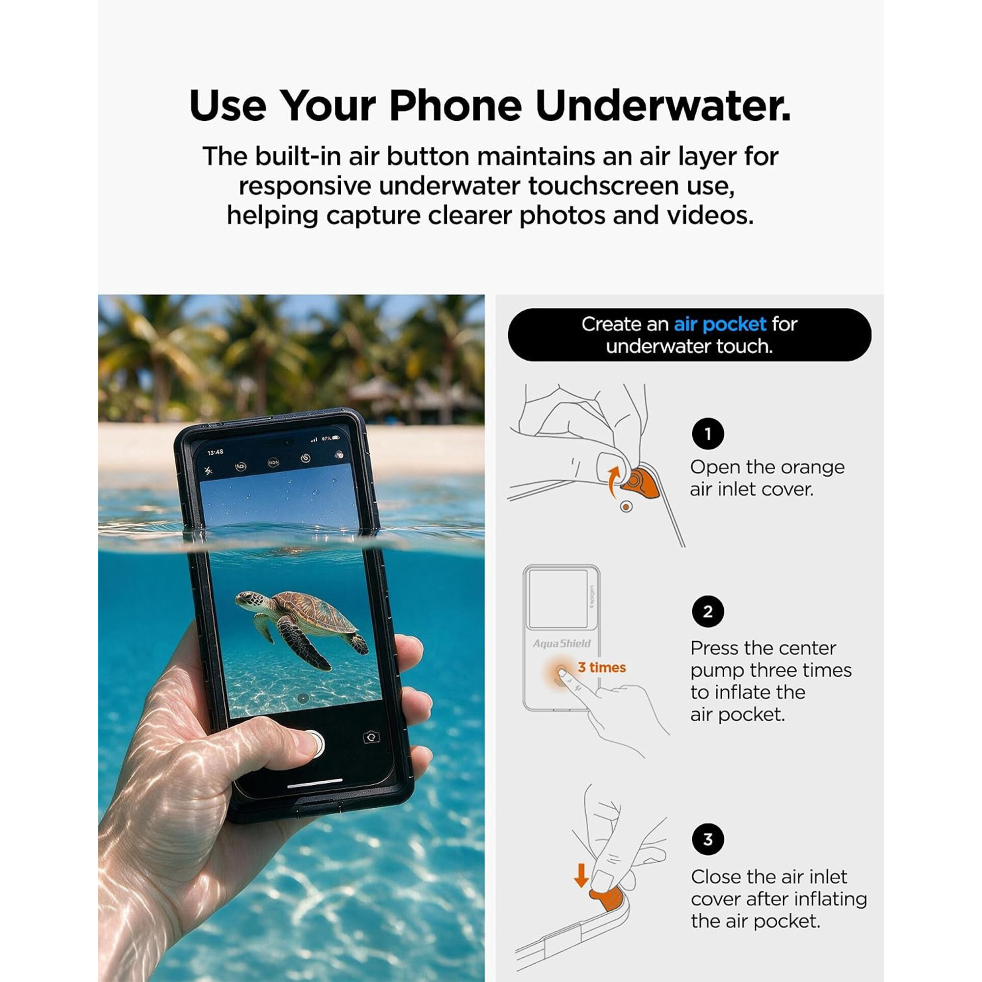 کاورضد اب اسپیگن مدل AquaShield