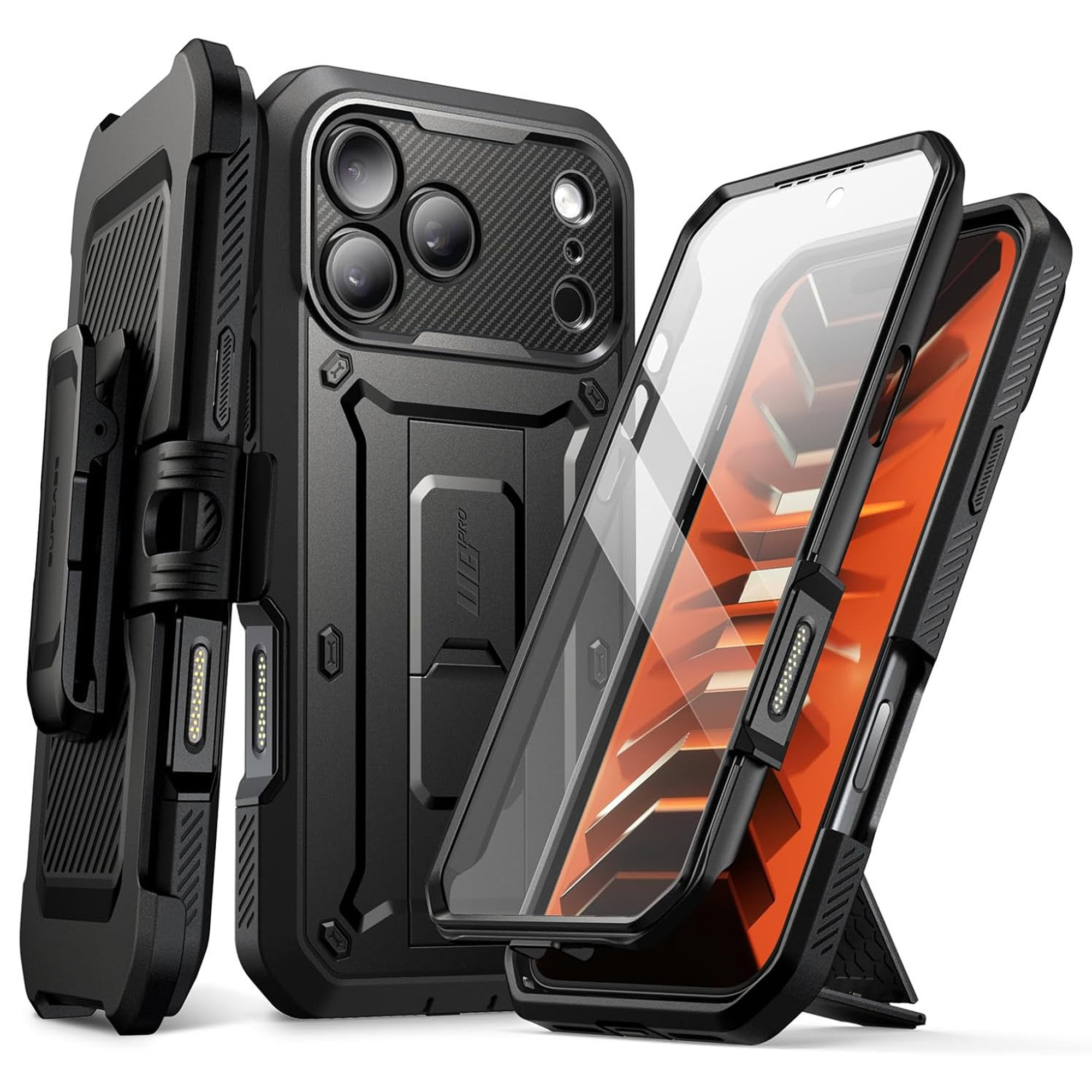 کاور 360 درجه ساپ کیس مدل UB PRO گوشی پل iPhone 18 Pro Max / 17 Pro Max