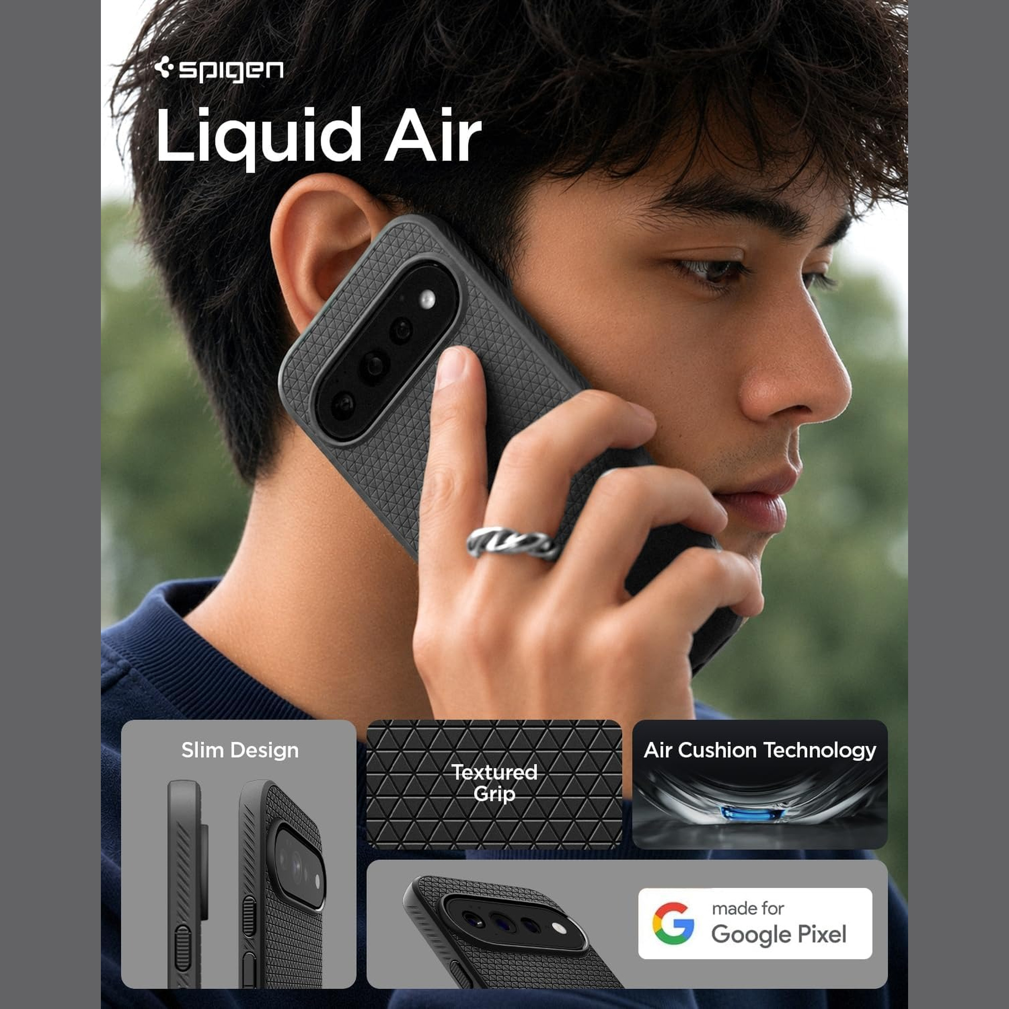کاور اسپیگن مدل Liquid Air گوشی گوگل Pixel 11 Pro XL