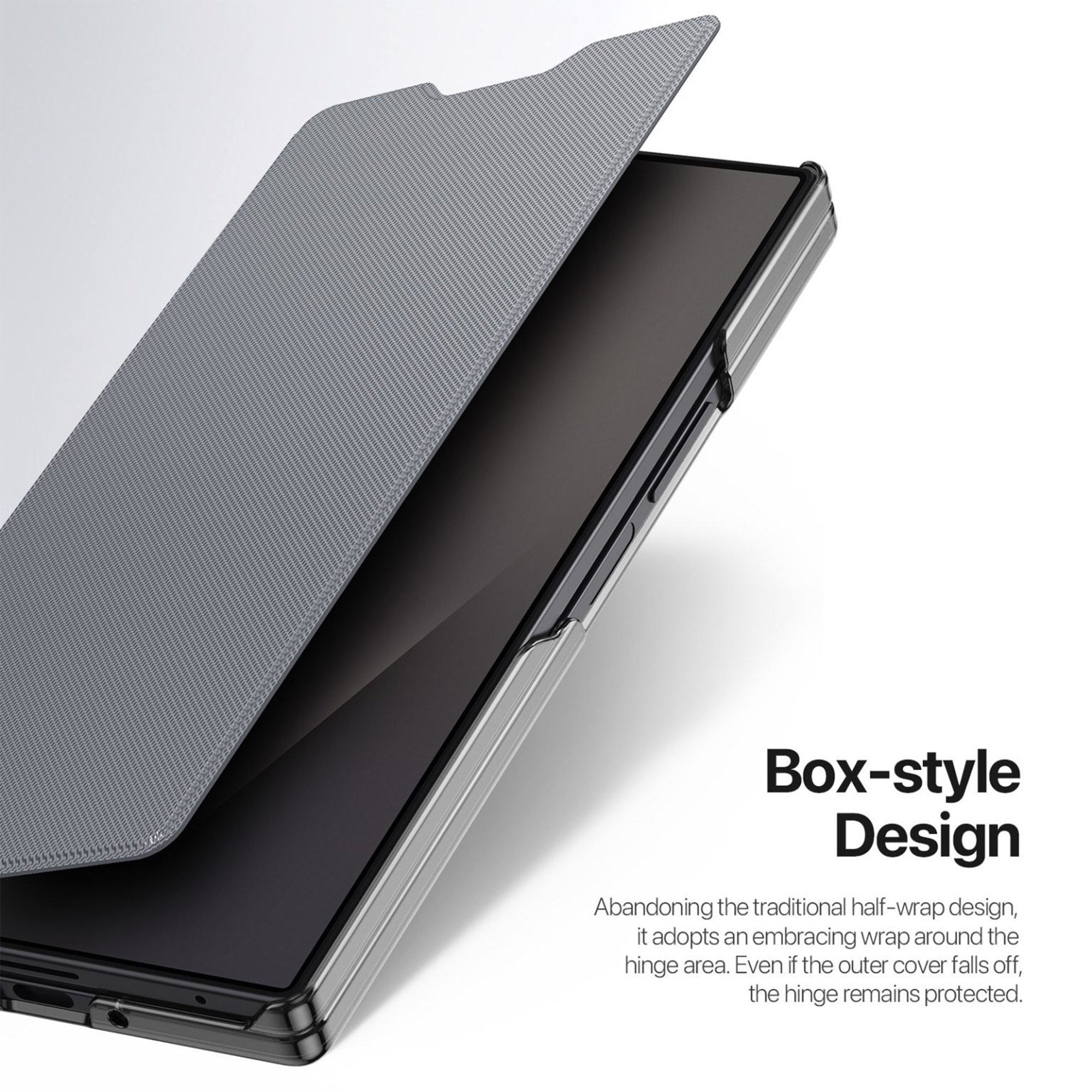 کاور دوکس دوکیس مدل Fort گوشی سامسونگ Galaxy Z Fold 8 Ultra