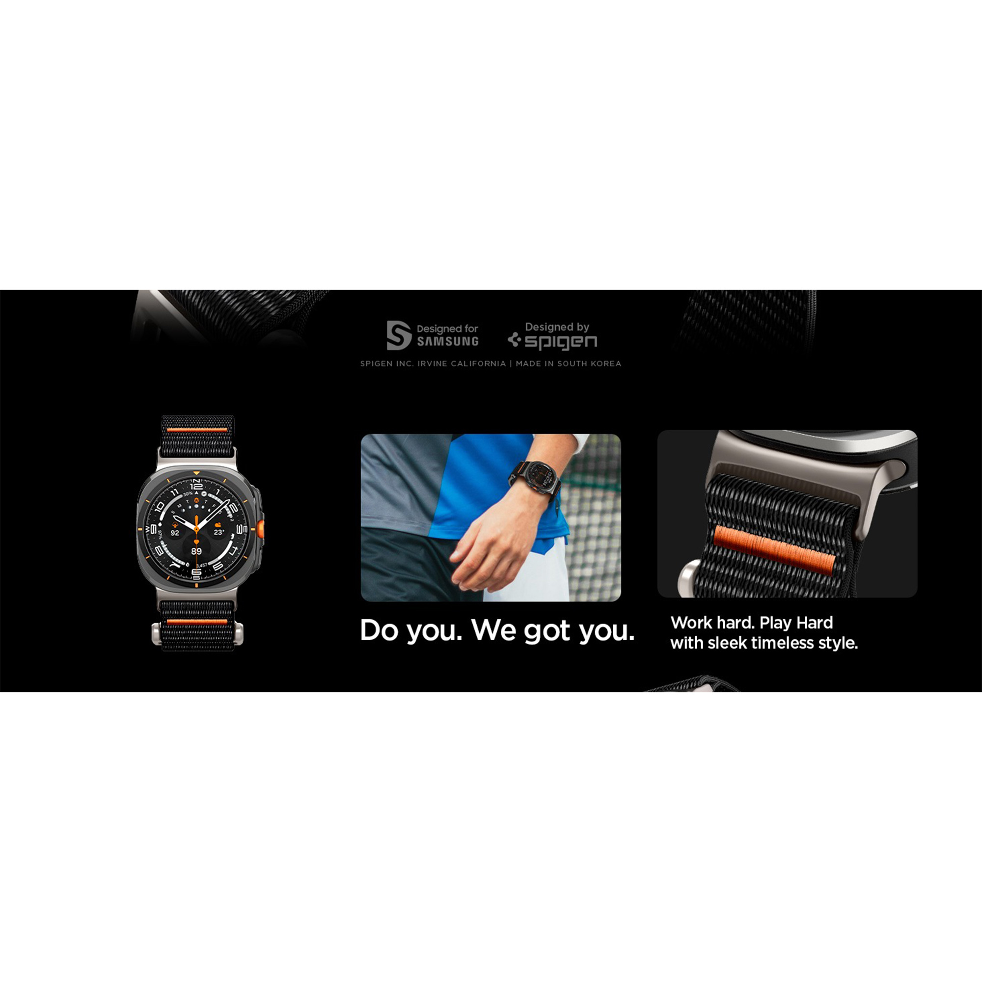 بند اسپیگن مدل DuraPro Flex ساعت سامسونگ Galaxy Watch Ultra 2/1 47 mm - تصویر 8