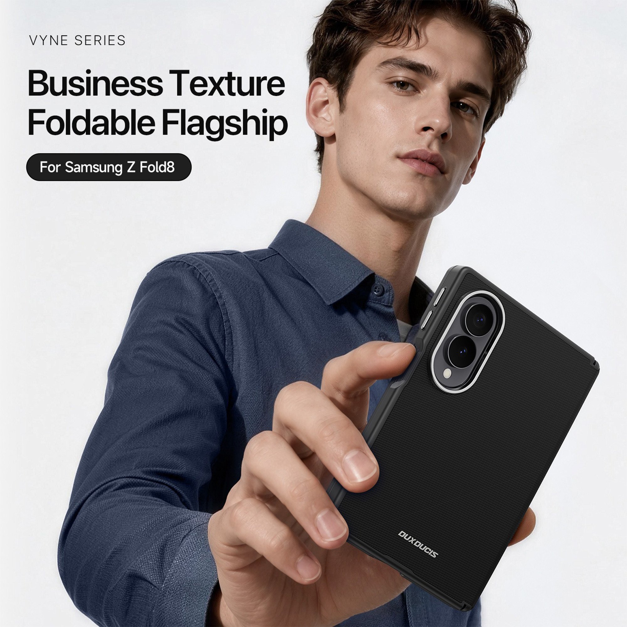 کاور دوکس دوکیس مدل Vyne گوشی سامسونگ Galaxy Z Fold 8