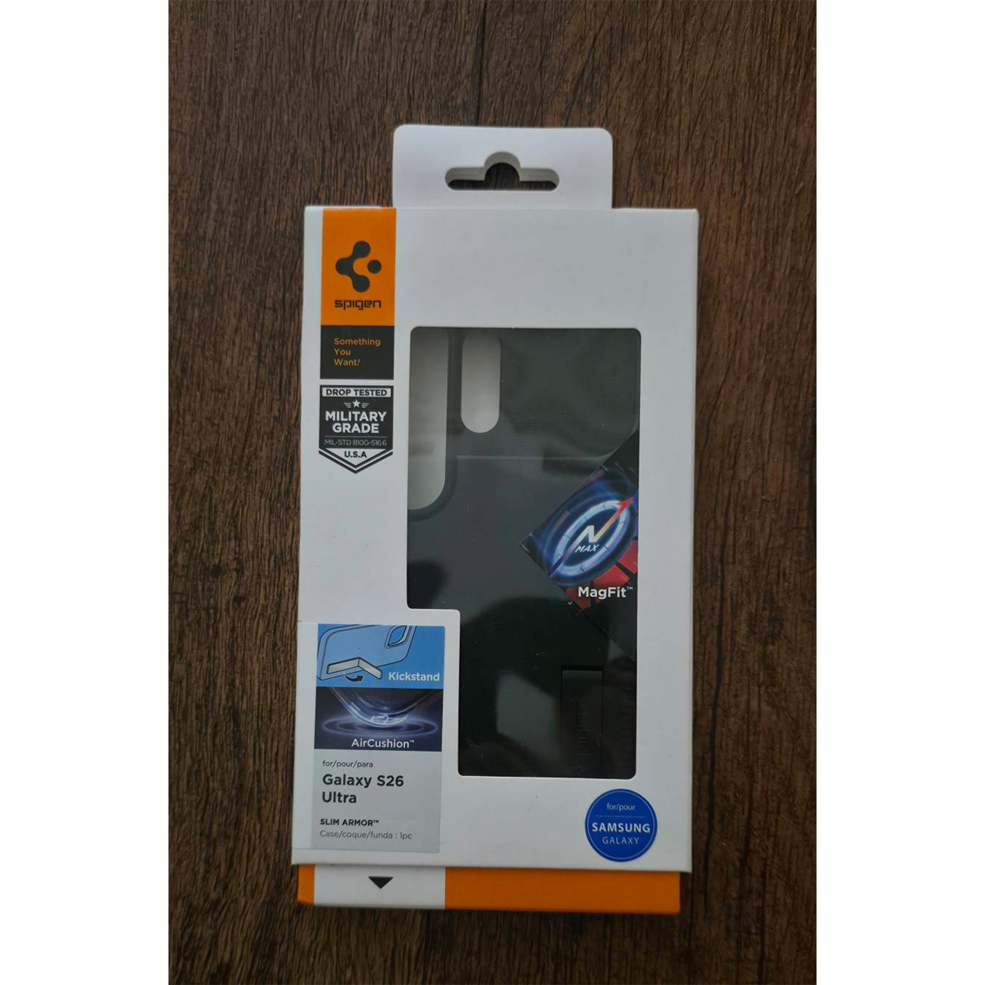 کاور اسپیگن مدل Slim Armor MagFit گوشی سامسونگ Galaxy S26 Ultra