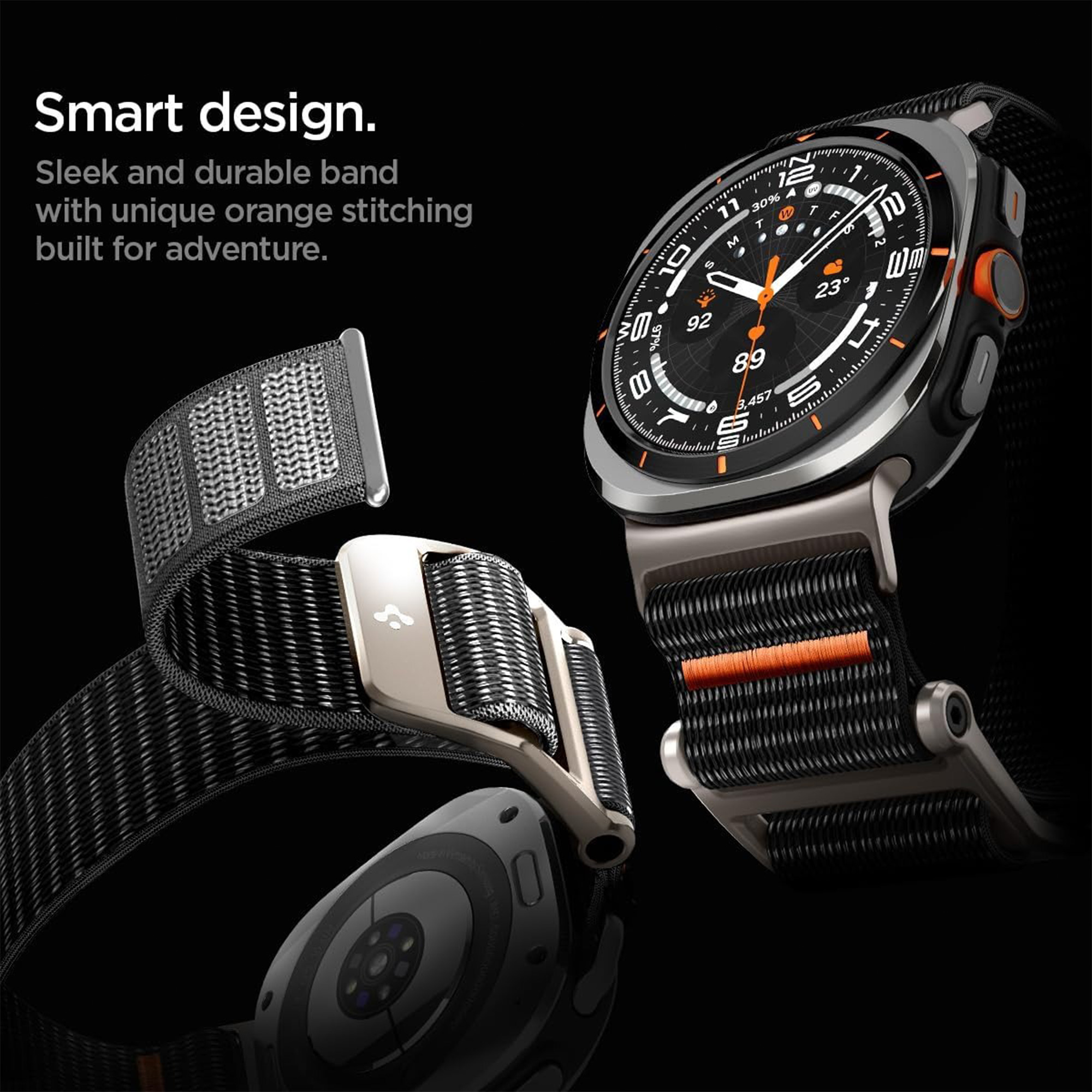 بند اسپیگن مدل DuraPro Flex ساعت سامسونگ Galaxy Watch Ultra 2/1 47 mm