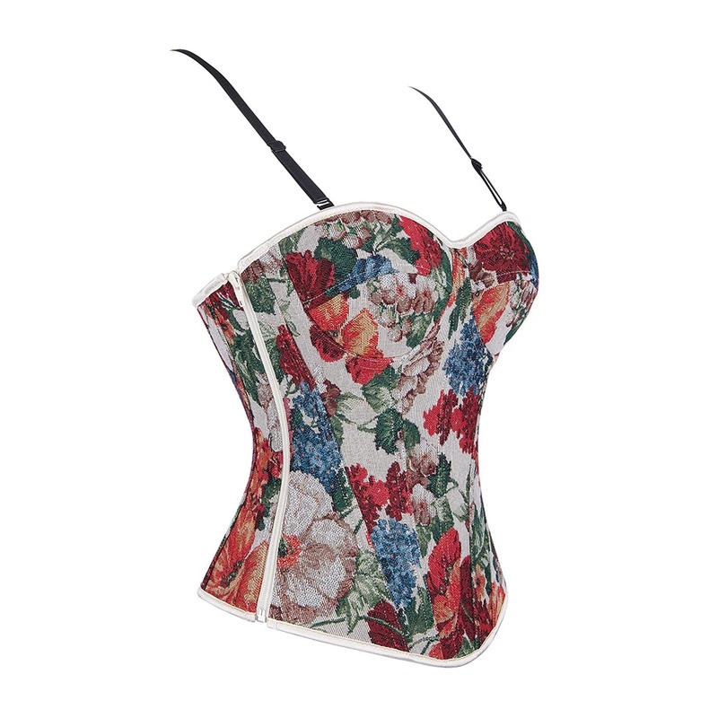 تاپ زنانه مدل فنردار وینتیج LUX-00349
