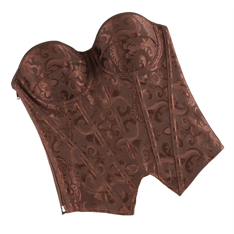 تاپ زنانه مدل دکلته فنردار مجلسیLUX00331