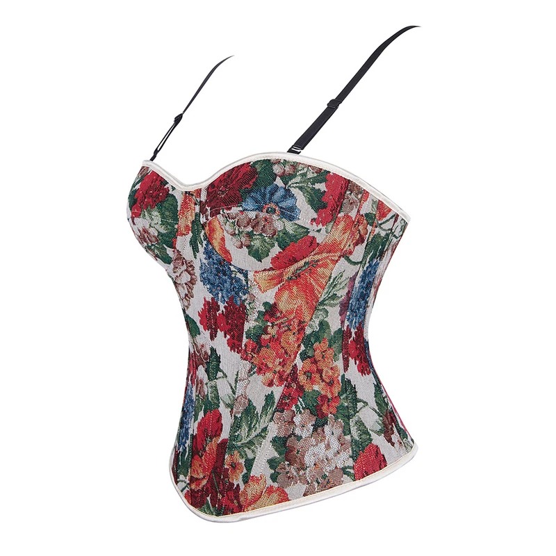 تاپ زنانه مدل فنردار وینتیج LUX-00349 - تصویر 3