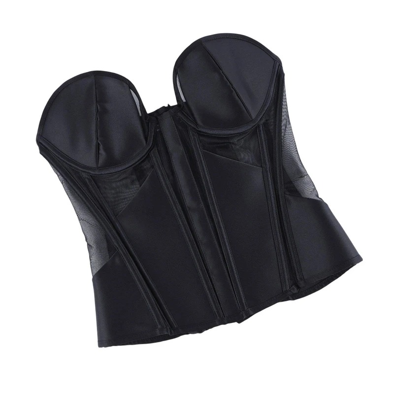 تاپ زنانه مدل ساتن تور فنردار تاپلکس LUX00353 - تصویر 8