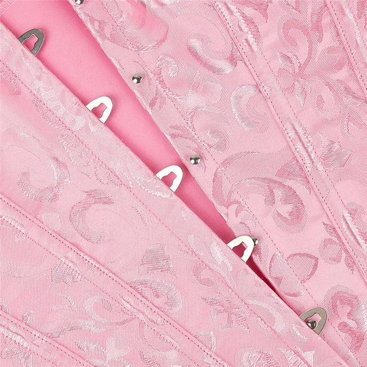 تاپ زنانه مدل LX08102PNK فنردار گوتیک