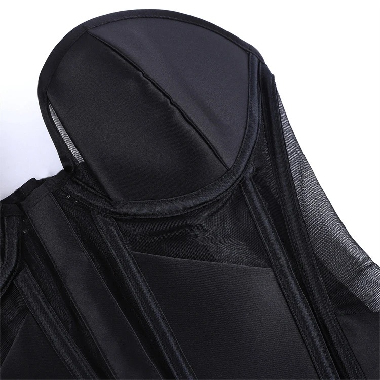 تاپ زنانه مدل ساتن تور فنردار تاپلکس LUX00353 - تصویر 5