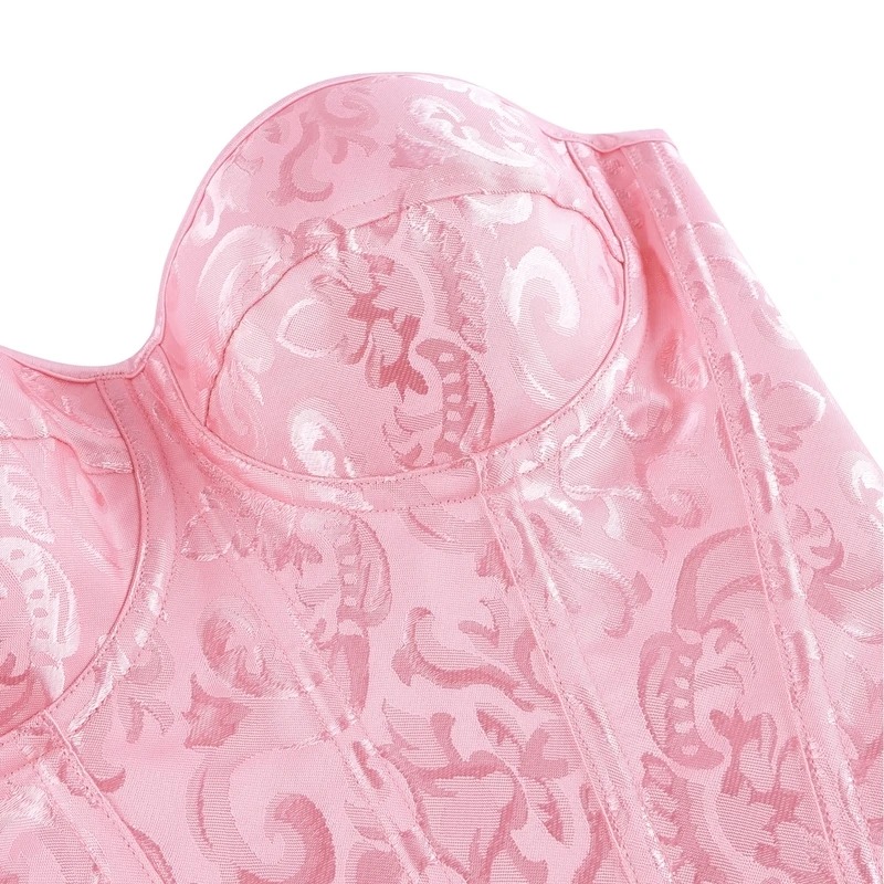 تاپ زنانه مدل دکلته فنردار مجلسیLUX00331