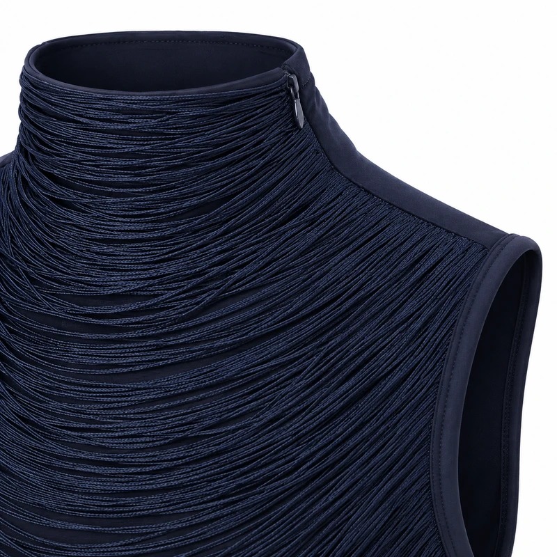 تاپ زنانه مدل آبشاری مجلسی UX0918